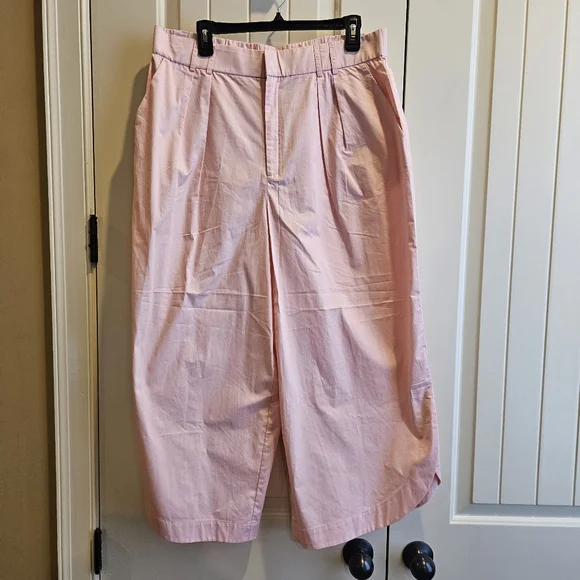 Anthropologie Mare Mare Curved-hem Chino Pants XL - Picture 2 of 7